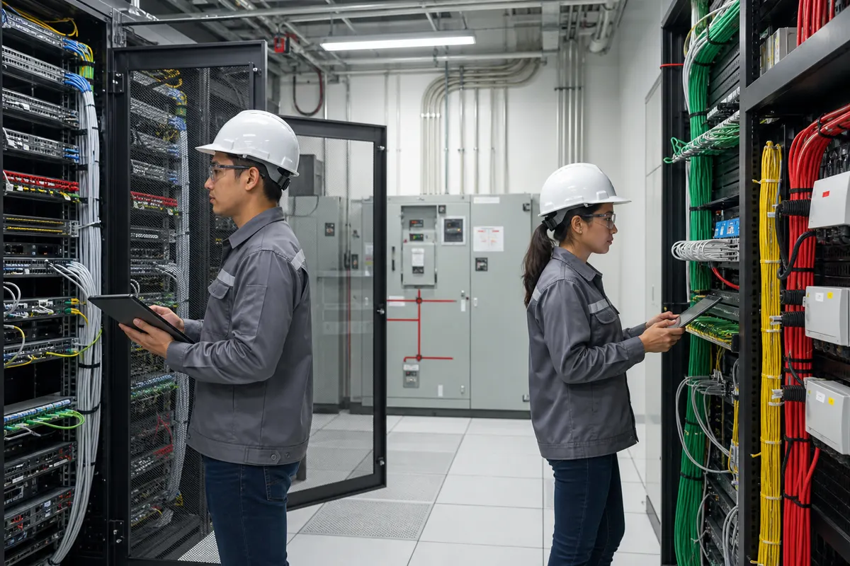งานระบบ ICT Infrastructure และห้องระบบเครือข่าย